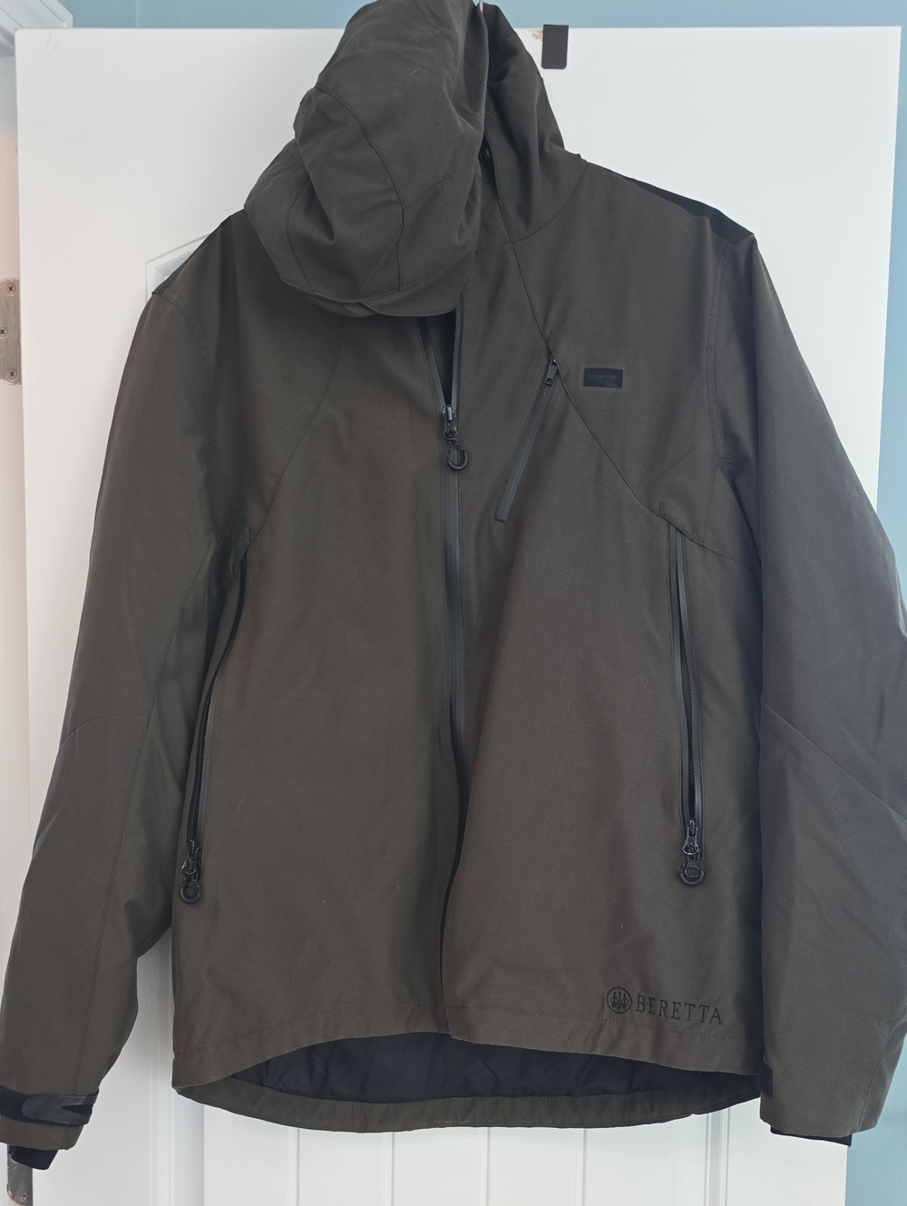 Men's Olive Green Hooded Jacket